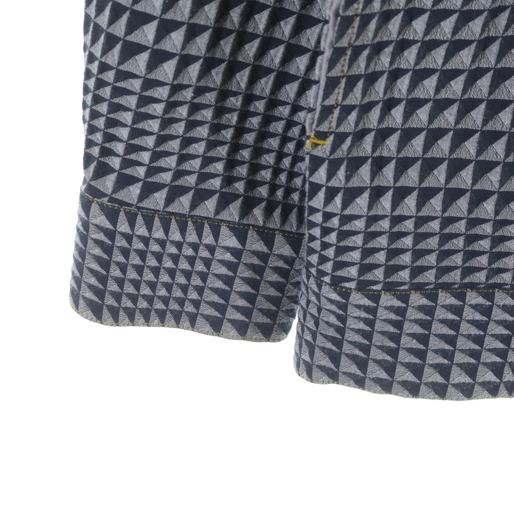 kotohayokozawa(コトハヨコザワ) Jacquard Cotton Jacket ジャガード コットンジャケット グレー KT22A-JK02