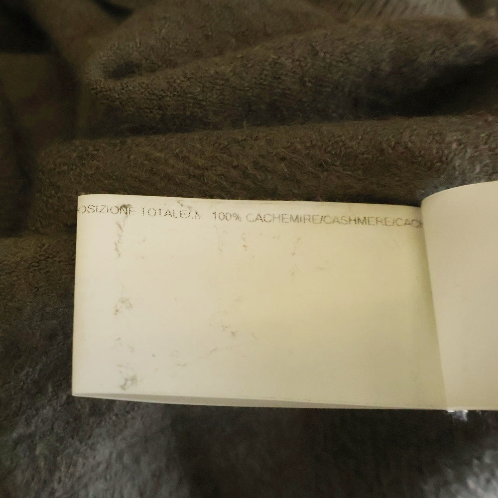 Rick Owens(リックオウエンス) 22SS Cashmere Knit Zipped Hoodieカシミヤ ジップアップニットパーカー グレー RU01B1614-WSB