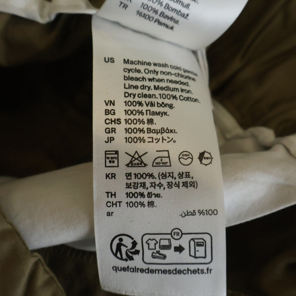 NO BRAND(ノーブランド) COS(コス) The Barrel Leg Cargo Trousers ワイドチノパンツ ベージュ