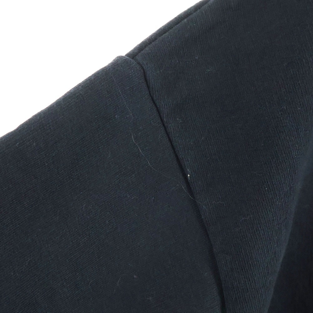 MARTINE ROSE(マーティンローズ) Sweatshirt ロゴプリント クルーネックスウェットトレーナー ブラック