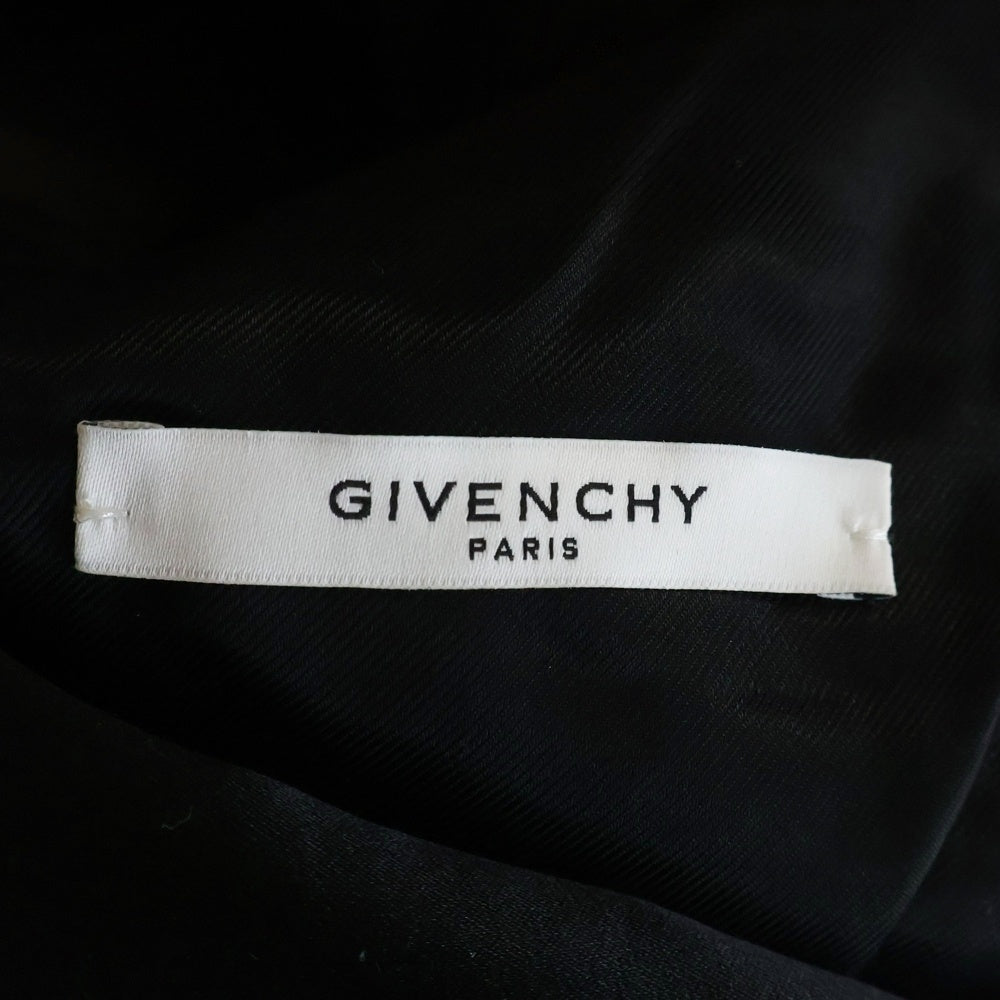 GIVENCHY(ジバンシィ) Wool Mohair Set Up Suit 襟シルク 2B モヘアウールテーラードジャケット パンツ セットアップスーツ ブラック BM1010100H