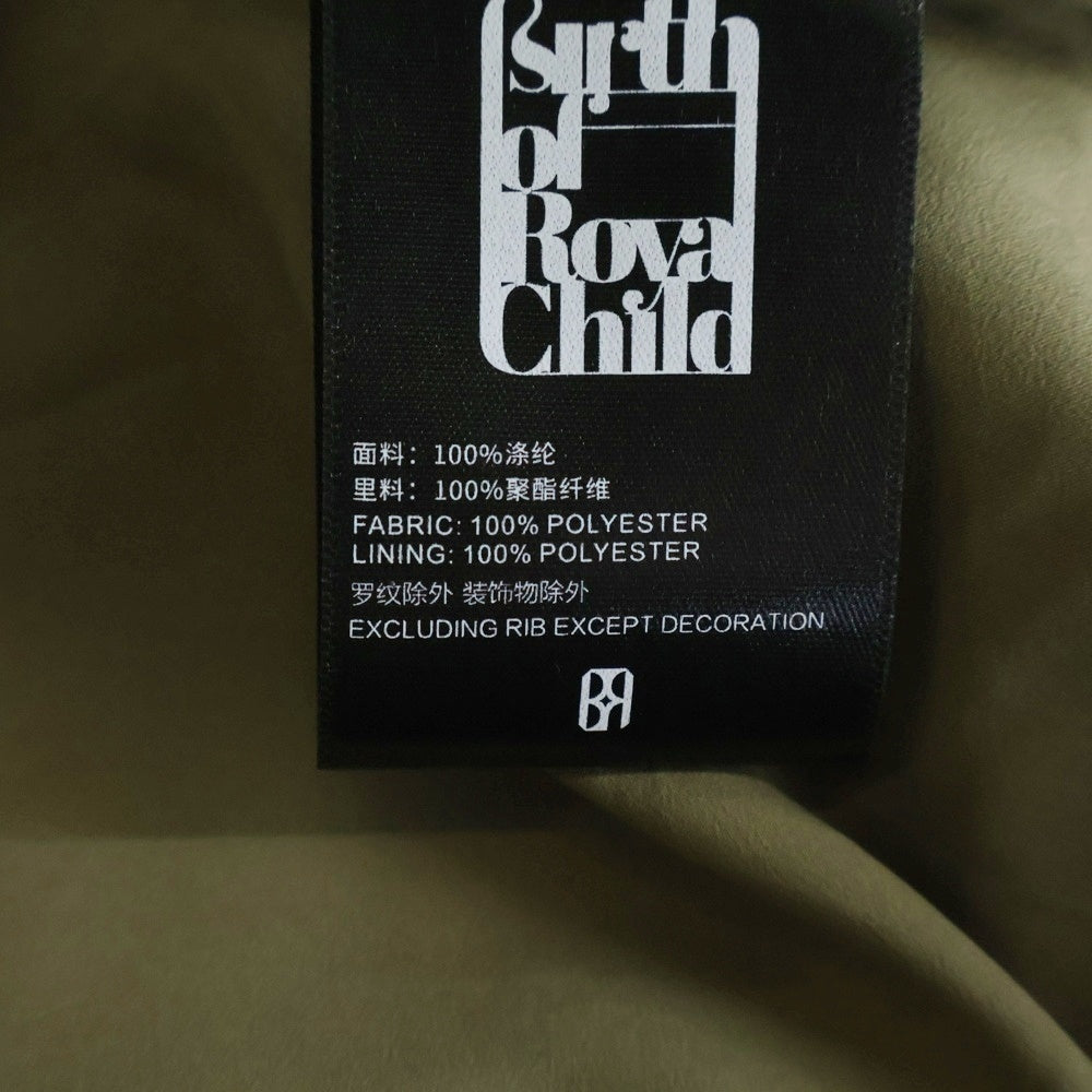 BIRTH OF ROYAL CHILD(バースオブロイヤルチャイルド) Diamond Floral Knit パール装飾 長袖ツイードシャツ ベージュ