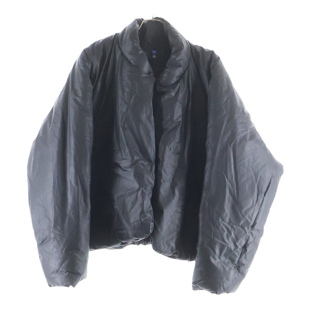 Yeezy Gap Engineered by Balenciaga(イージー ギャップ エンジニアードバイ バレンシアガ) ROUND JACKET コーティング ラウンドジャケット ブラック