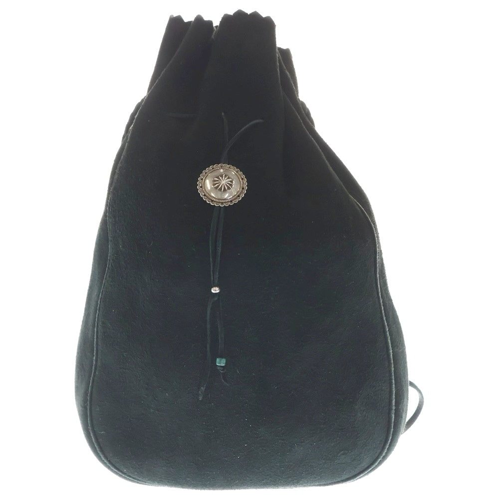 goro's(ゴローズ) SVフラワーコンチョ付き 巾着バッグ ショルダー