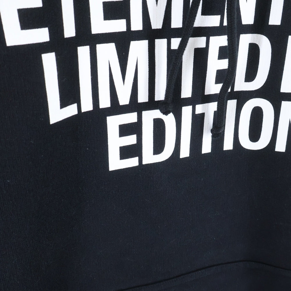 VETEMENTS(ヴェトモン) 21SS Limited Edition Hoodie ロゴプリント プルオーバースウェットパーカー フーディー ブラック UE51TR820B