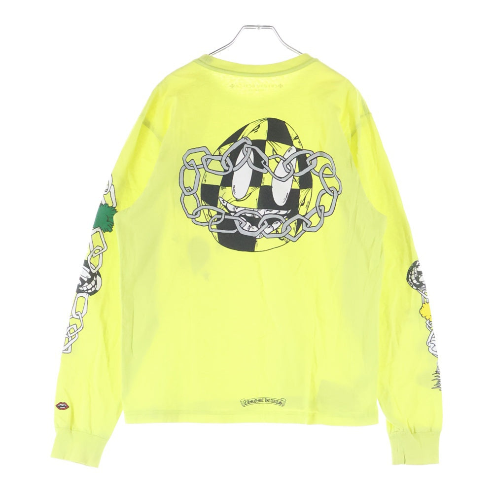 CHROME HEARTS(クロムハーツ) MATTY BOY PPO CHAIN GAME L/S T-SHIRT マッティボーイ チェーンゲーム 長袖Tシャツ ロンT イエロー