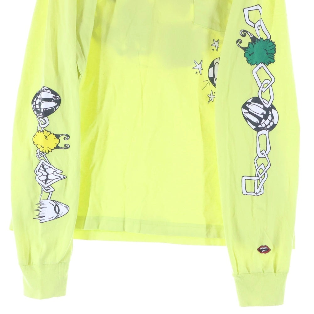 CHROME HEARTS(クロムハーツ) MATTY BOY PPO CHAIN GAME L/S T-SHIRT マッティボーイ チェーンゲーム 長袖Tシャツ ロンT イエロー