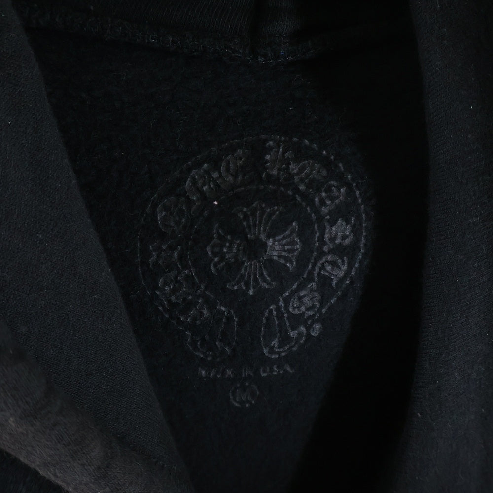 CHROME HEARTS(クロムハーツ) MATTY BOY CHOMPER SWTSHRT HD PLVR マッティボーイ チョンパー ホースシュープリント プルオーバースウェットパーカー フーディー ブラック