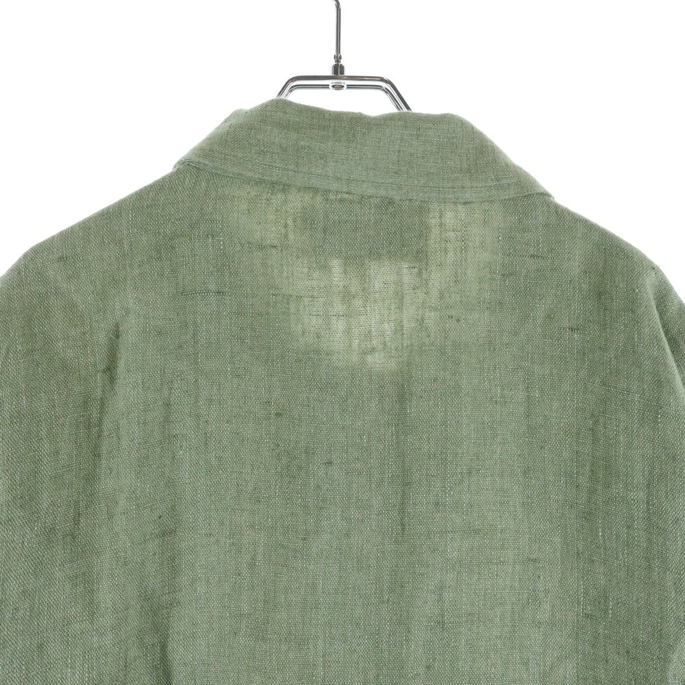 KARTIK RESEARCH(カーティック リサーチ) Cropped Embroidered Jacket クロップド エンブロイダード ジャケット グリーン 25-011-310-0015-1-0