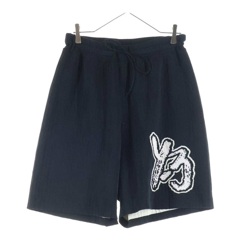 Y-3(ワイスリー) Logo Knit Short ブラッシュロゴニット ショーツ ハーフパンツ ブラック H44808