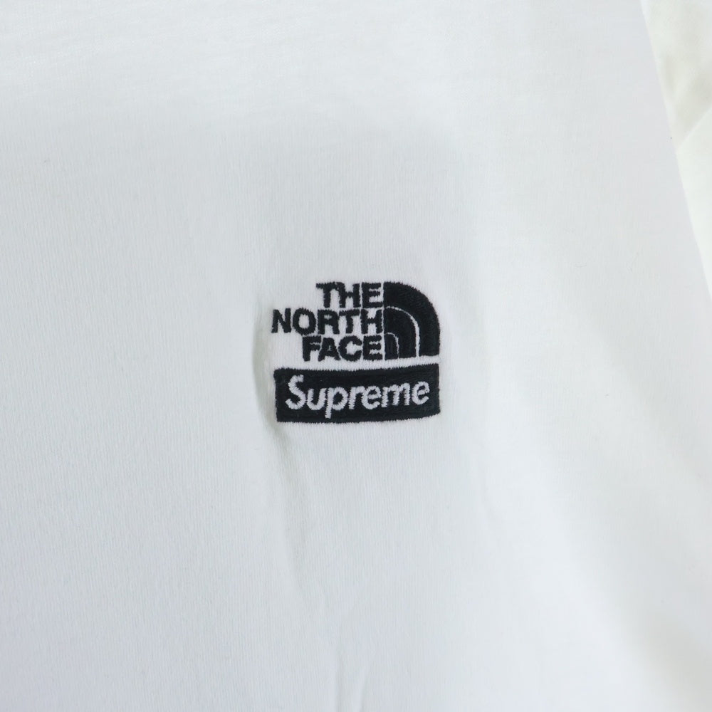 SUPREME(シュプリーム) 22SS ×THE NORTH FACE Bandana Tee ノースフェイス バンダナ 半袖Tシャツ カットソー ホワイト/グリーン SP22-17002
