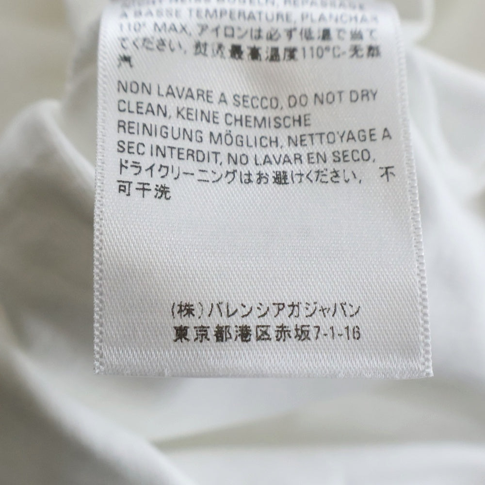 BALENCIAGA(バレンシアガ) T-Shirt ロゴプリント半袖Tシャツ ホワイト 612966 TIVG5