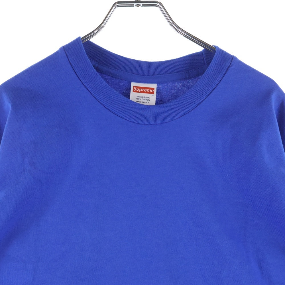 SUPREME(シュプリーム) Blank L/S Tee ブランク 無地長袖Tシャツ ロンT ブルー