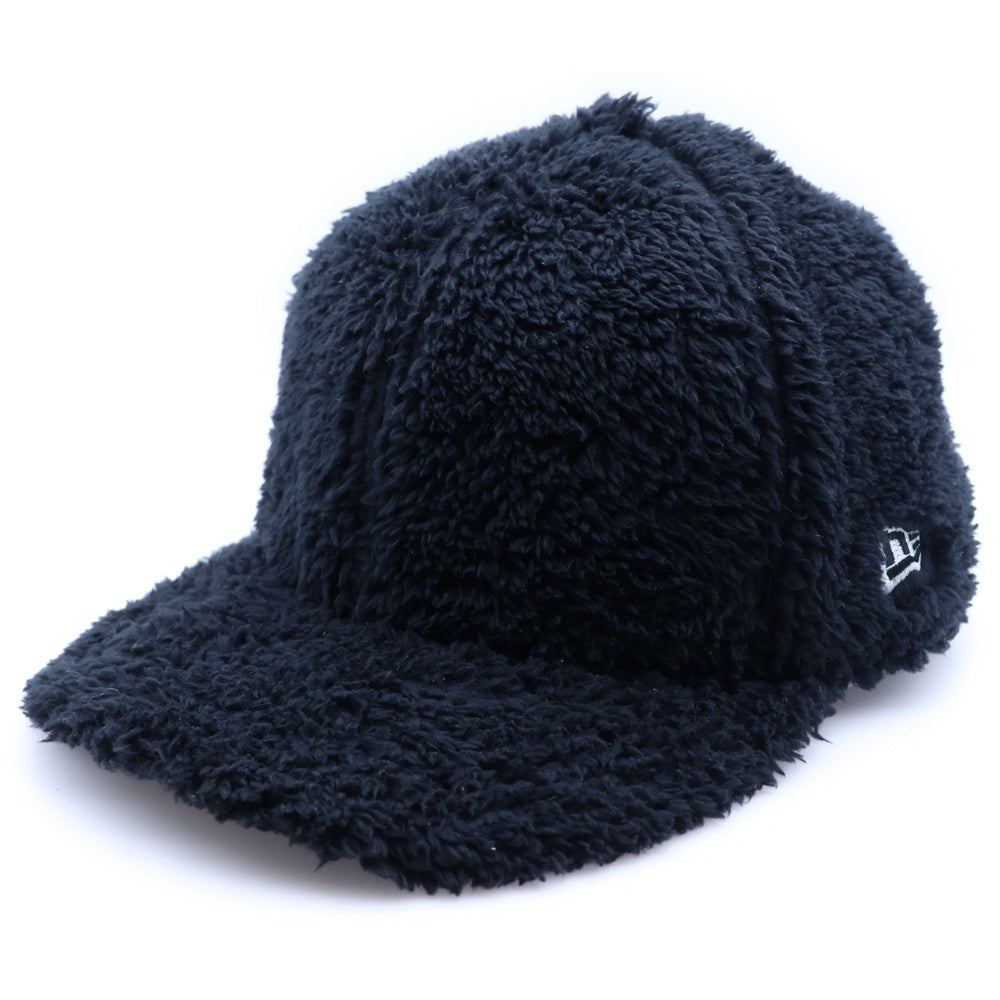 NEW ERA(ニューエラ) 59FIFTY Mink Fleece Fitted Cap ミンク フリース キャップ 帽子 ブラック 14395940