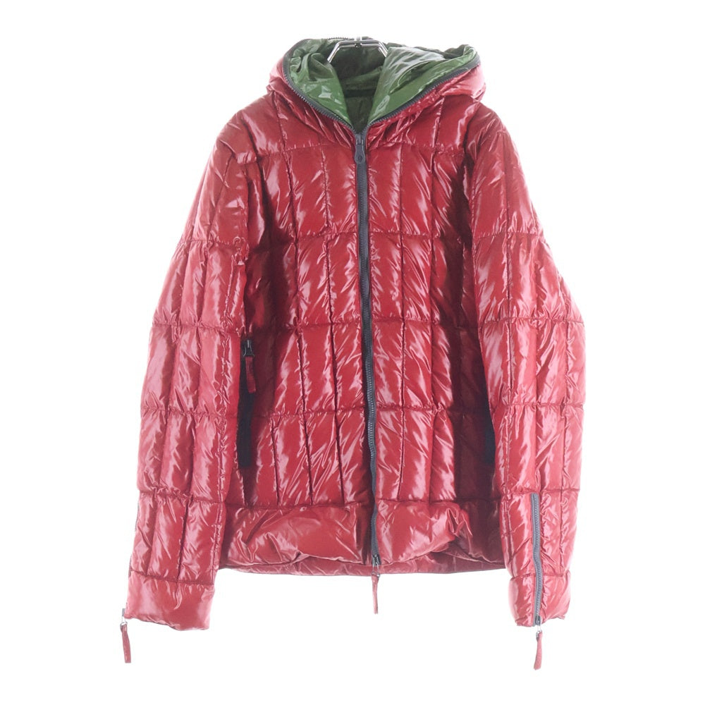 DUVETICA(デュベティカ) Double Zip Down Jacket ダブルジップダウンジャケット レッド/グリーン