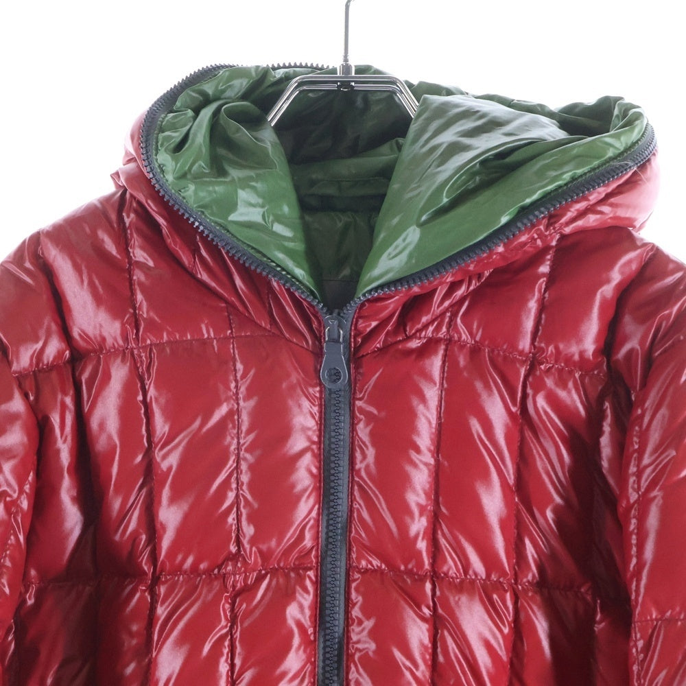 DUVETICA(デュベティカ) Double Zip Down Jacket ダブルジップダウンジャケット レッド/グリーン