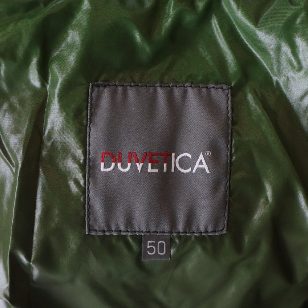 DUVETICA(デュベティカ) Double Zip Down Jacket ダブルジップダウンジャケット レッド/グリーン