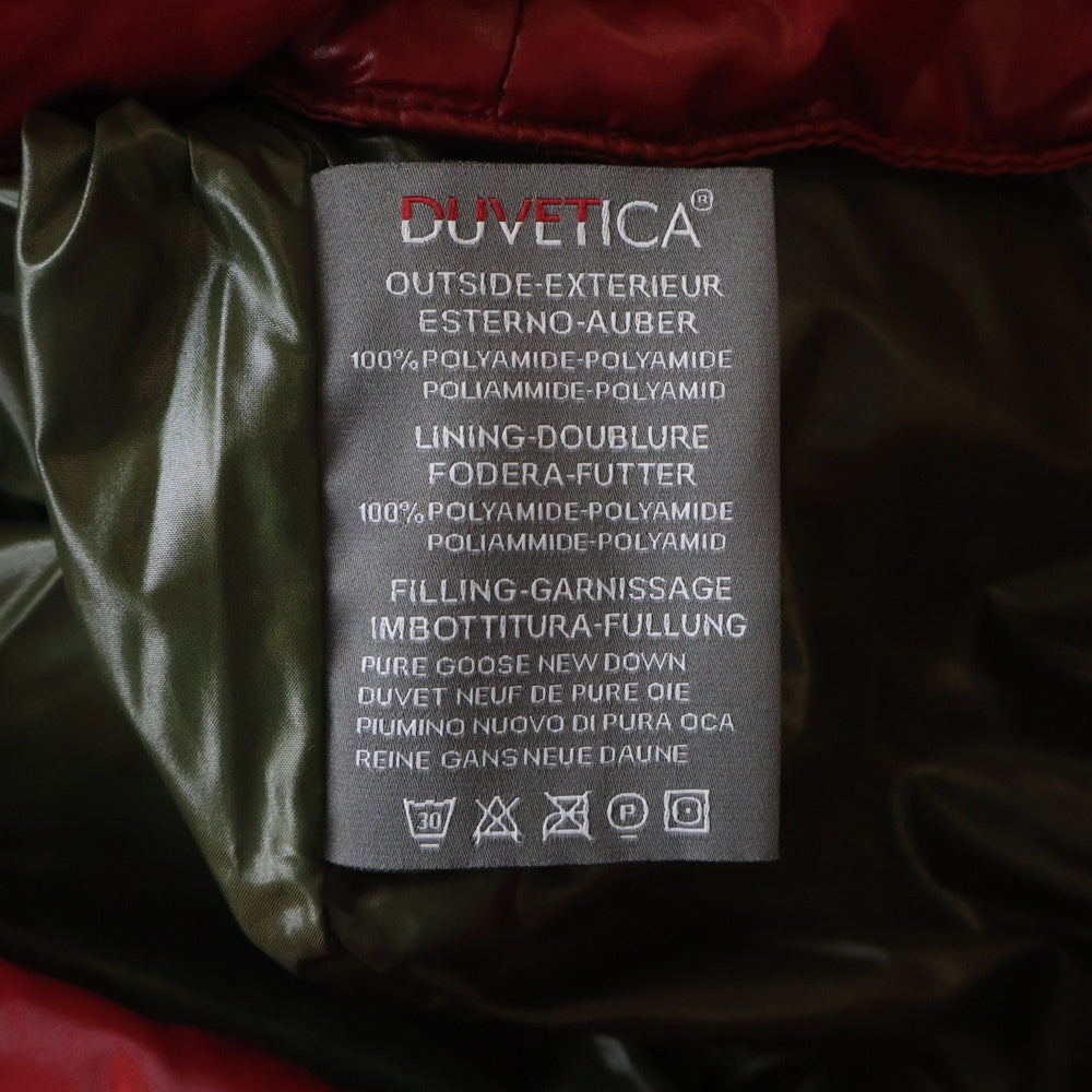 DUVETICA(デュベティカ) Double Zip Down Jacket ダブルジップダウンジャケット レッド/グリーン