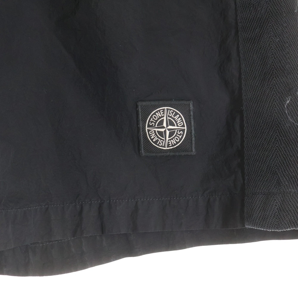 STONE ISLAND(ストーンアイランド) Patch Bermuada Shorts パッチバミューダショーツ ブラック 8015B0443