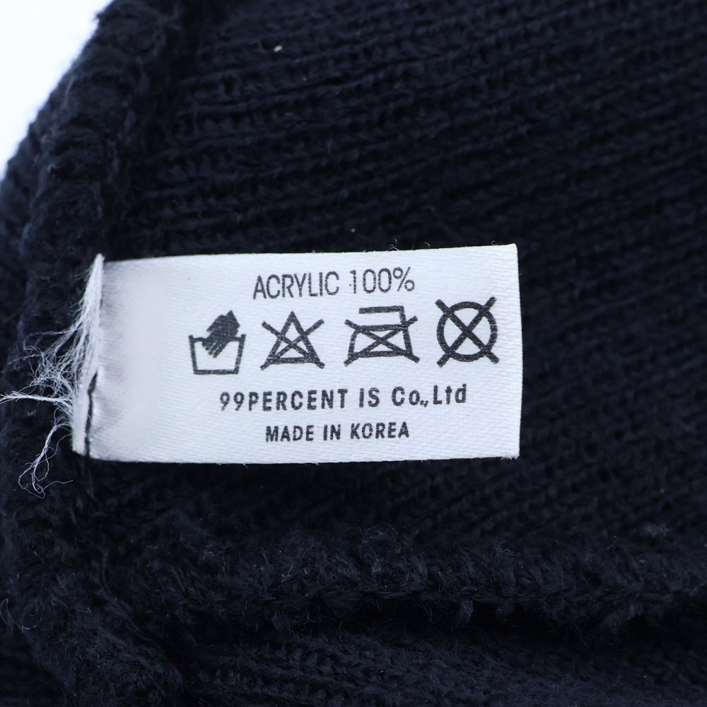 99%is(ナインティナインパーセントイズ) Mohican Beanie モヒカン ビーニー ニット帽 ブラック