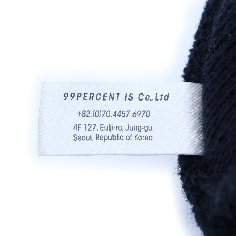 99%is(ナインティナインパーセントイズ) Mohican Beanie モヒカン ビーニー ニット帽 ブラック