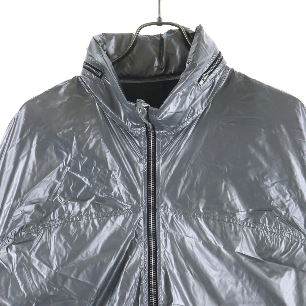 Rick Owens(リックオウエンス) ×Champion JUMBO WINDBREAKER チャンピオン ジャンボ ウィンドブレーカー ナイロンジャケット シルバー CW01D0468-CHNYS