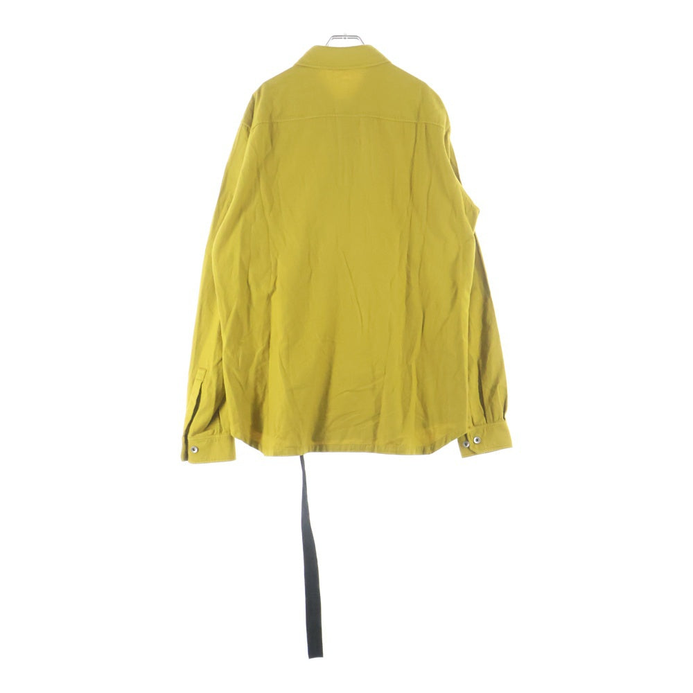 DRKSHDW(ダークシャドウ) OUTERSHIRT アウターシャツ 長袖シャツ イエロー DU02D2296-CFL