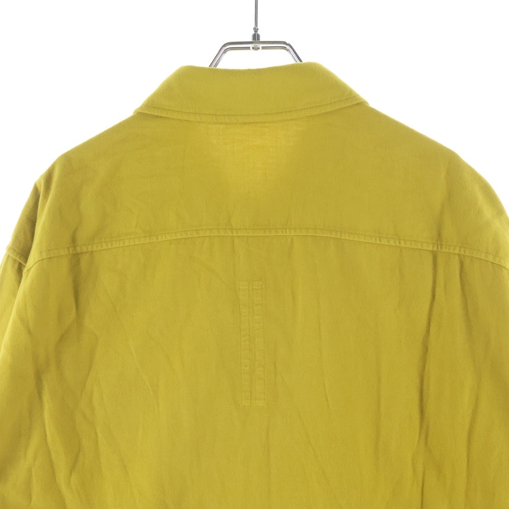 DRKSHDW(ダークシャドウ) OUTERSHIRT アウターシャツ 長袖シャツ イエロー DU02D2296-CFL