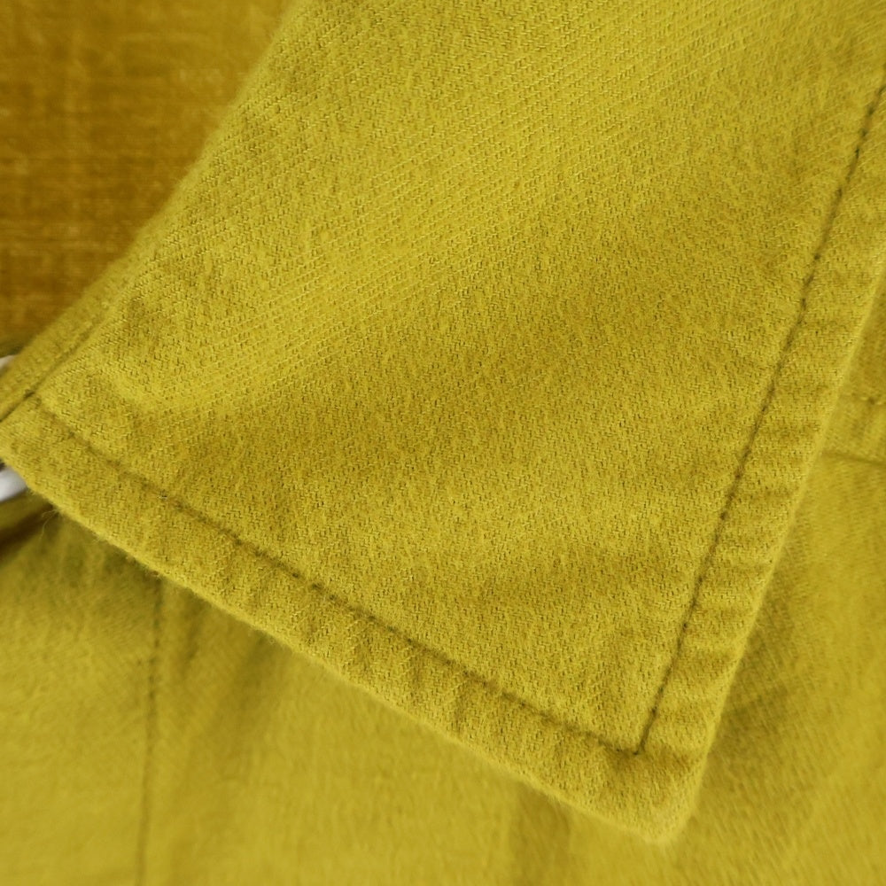 DRKSHDW(ダークシャドウ) OUTERSHIRT アウターシャツ 長袖シャツ イエロー DU02D2296-CFL