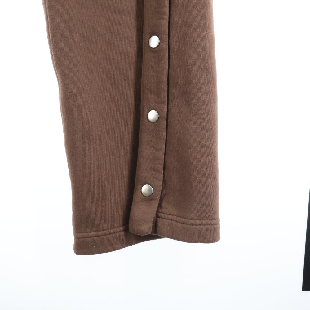 DRKSHDW(ダークシャドウ) PUSHER PANTS プッシャーパンツ ワイドスウェットパンツ ブラウン DS02D2336-F