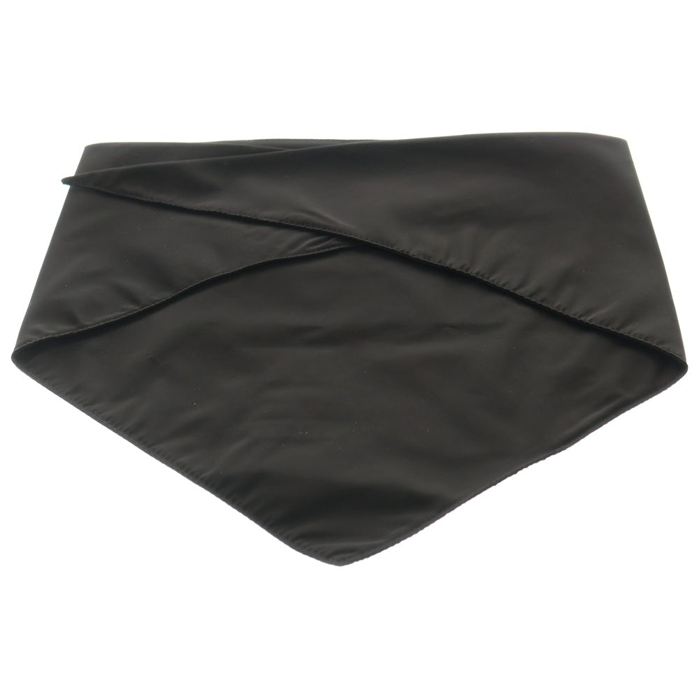 DRKSHDW(ダークシャドウ) BANDANA POUCH SCARF ナイロンバンダナ スカーフ ブラック