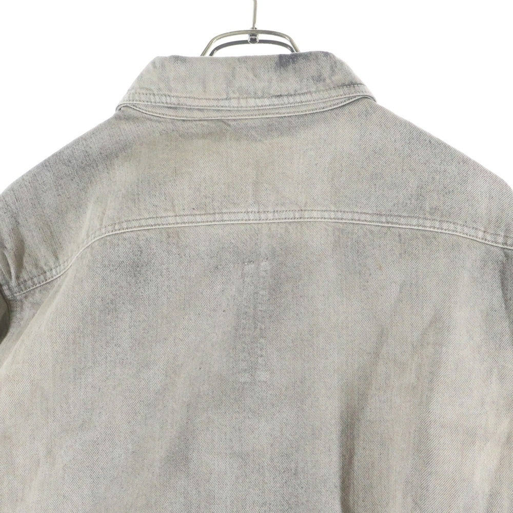 DRKSHDW(ダークシャドウ) 23AW CAPE SLEEVE CROPPED OUTERSHIRT ダメージ加工 クロップドデニムジャケット インディゴ DS02C5702-DMPFR