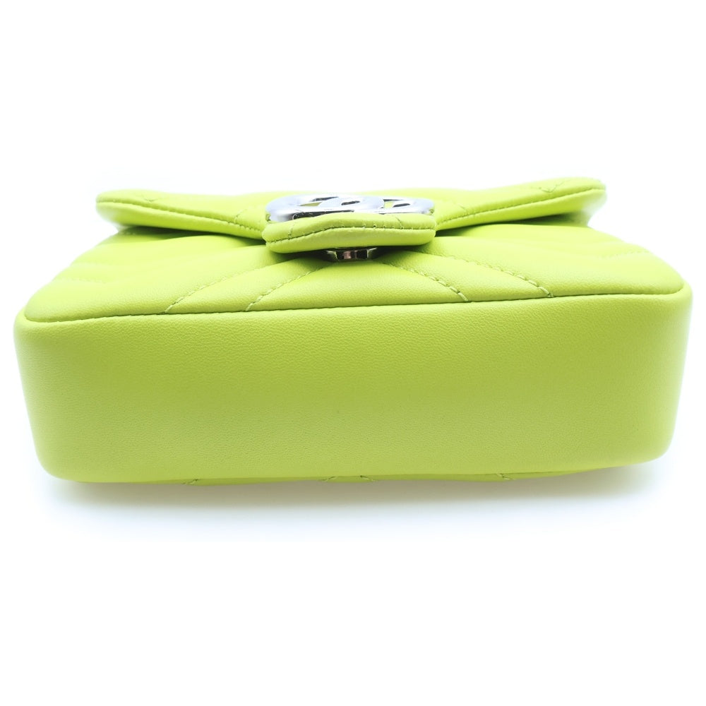 GUCCI(グッチ) GG Marmont Quilting Mini Shoulder Bag GGマーモント キルティングミニショルダーバッグ イエロー 841290 レディース