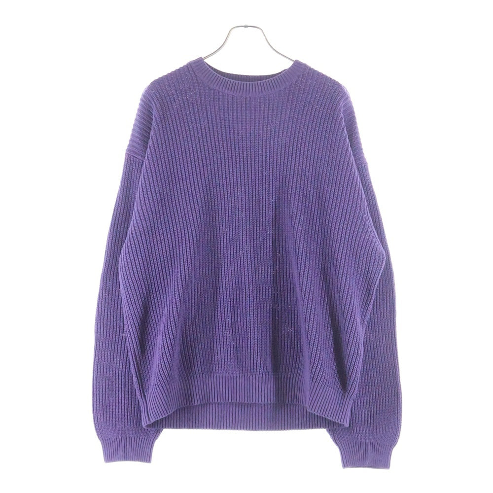 SUPREME(シュプリーム) 25SS Old English Printed Sweater オールドイングリッシュ クルーネックニットセーター パープル