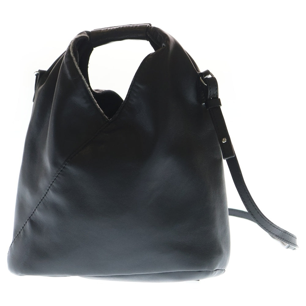 Maison Margiela(メゾンマルジェラ) Japanese ジャパニーズ ナノ フェイクレザー ショルダーバッグ ブラック S41WD0040 レディース