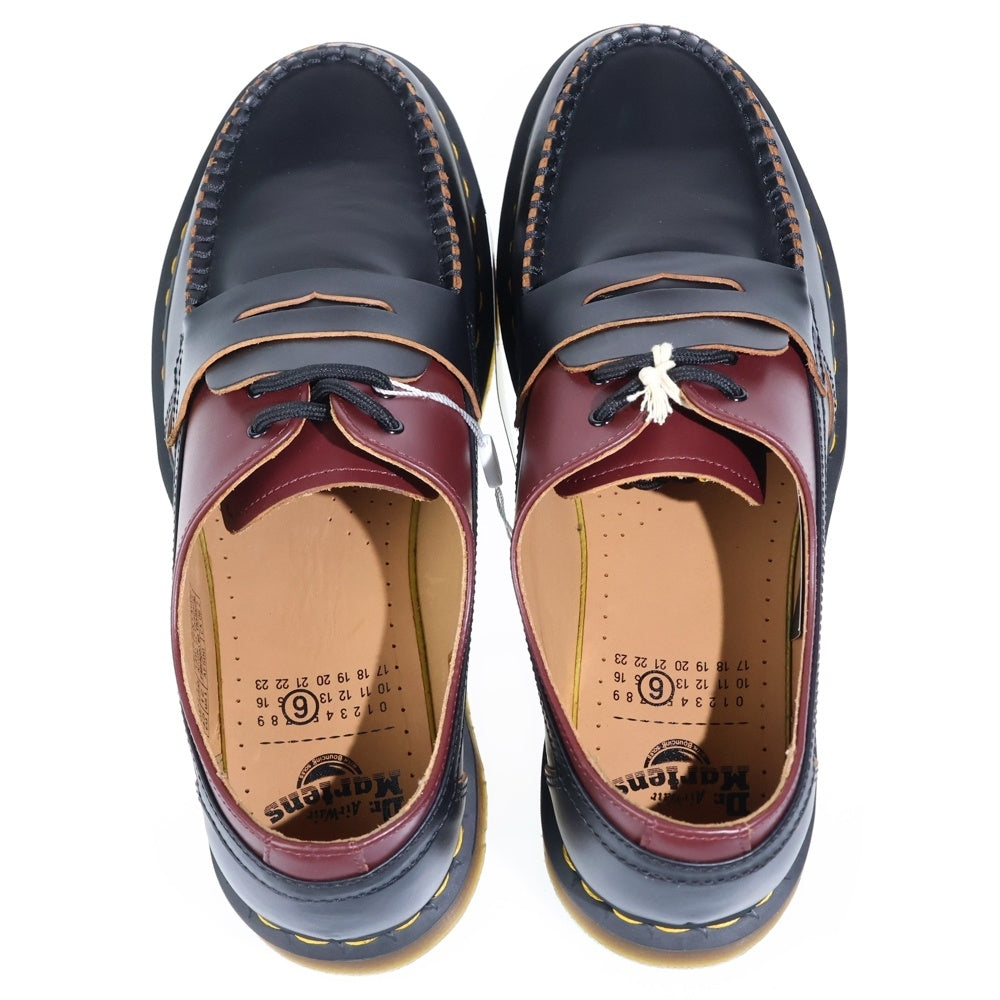 Dr.Martens(ドクターマーチン) ×MM6 Leather Loafers エムエム6 レザーローファー ブラック 32184002