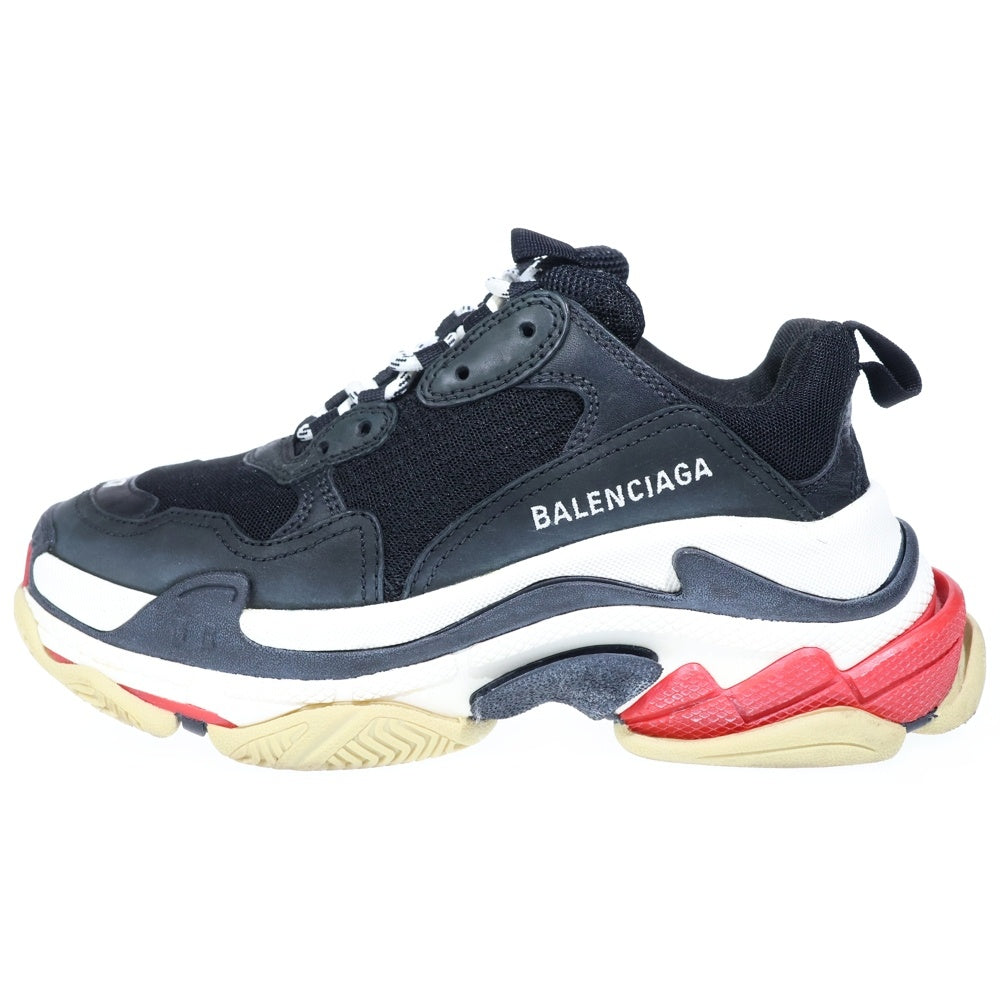 BALENCIAGA(バレンシアガ) RIPRE S トリプルS ローカットスニーカー ダッドスニーカー ブラック レディース 524037