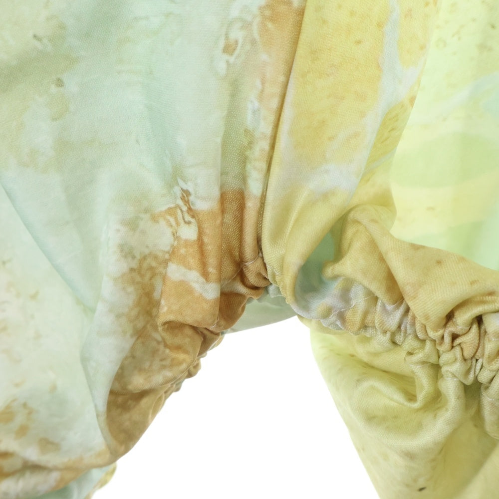 GB-MOUTH(ジービーマウス) JADE SKIN PANTS ジェード スキン サルエル ハーツ パンツ イエロー/ライトブルー