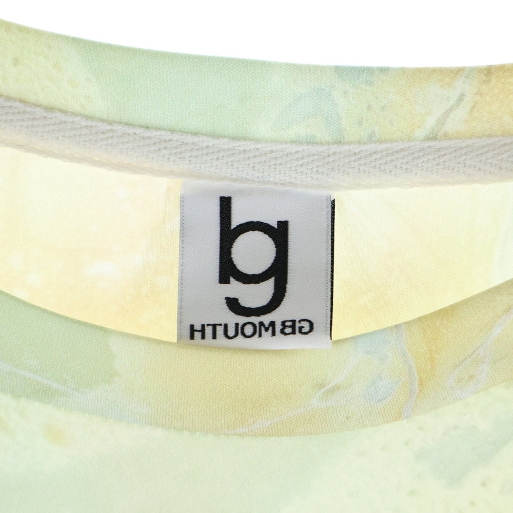 GB-MOUTH(ジービーマウス) JADE SKIN SHIRT ジェード スキン 半袖Tシャツ カットソー イエロー/ライトブルー