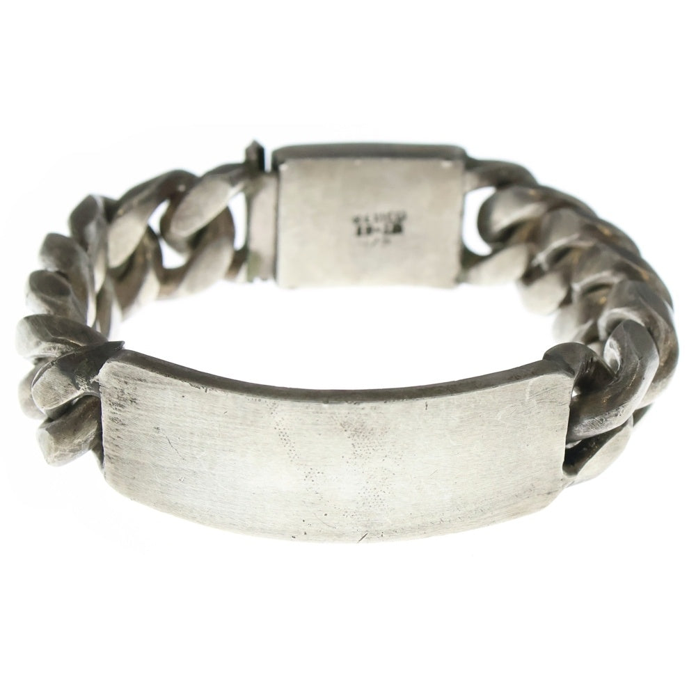 VINTAGE(ヴィンテージ) ID Bracelet メキシコ製 チェーンブレスレット シルバー