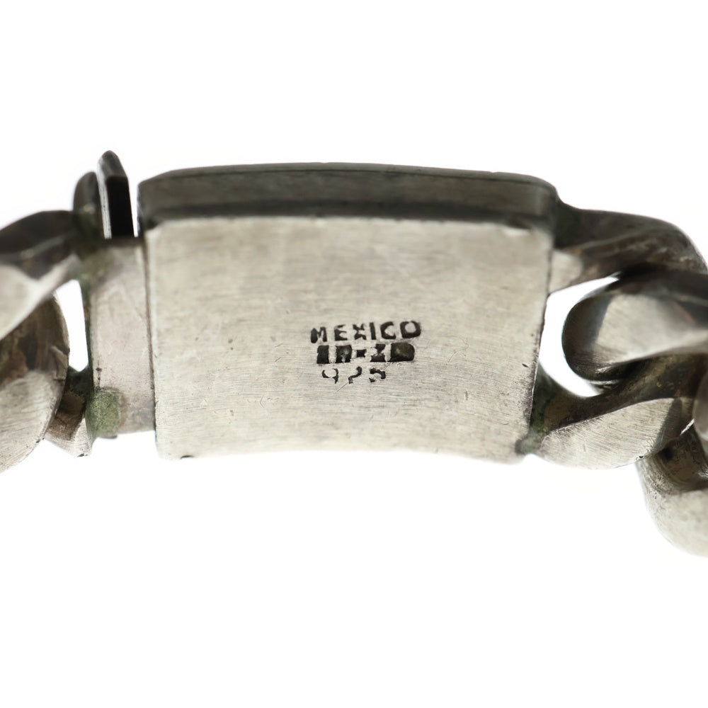 VINTAGE(ヴィンテージ) ID Bracelet メキシコ製 チェーンブレスレット シルバー