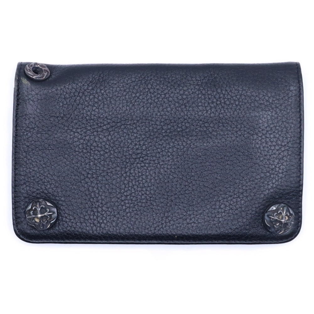 A&G(エーアンドジー) 2SNAP WALLET 2つ折り財布 レザーウォレット ブラック