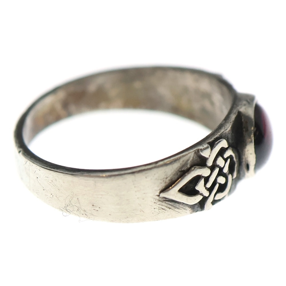 NO BRAND(ノーブランド) Garnet Ring ガーネットリング シルバー