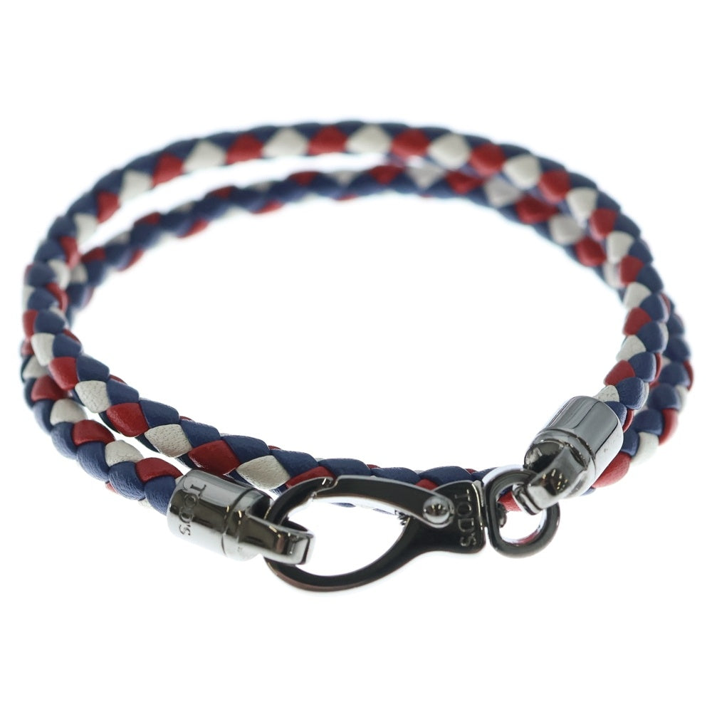 TOD'S(トッズ) Leather Bracelet 2連レザーブレスレット マルチ レディース