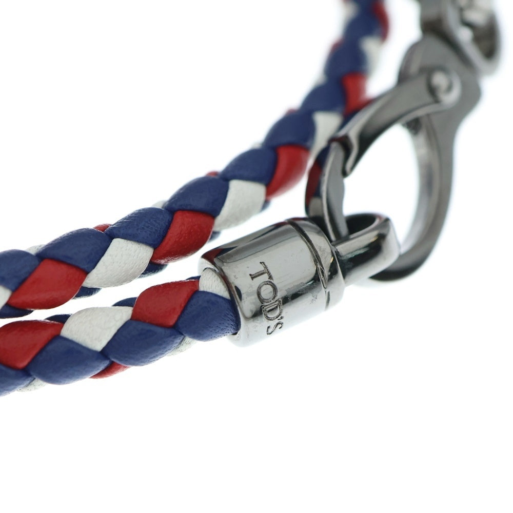 TOD'S(トッズ) Leather Bracelet 2連レザーブレスレット マルチ レディース