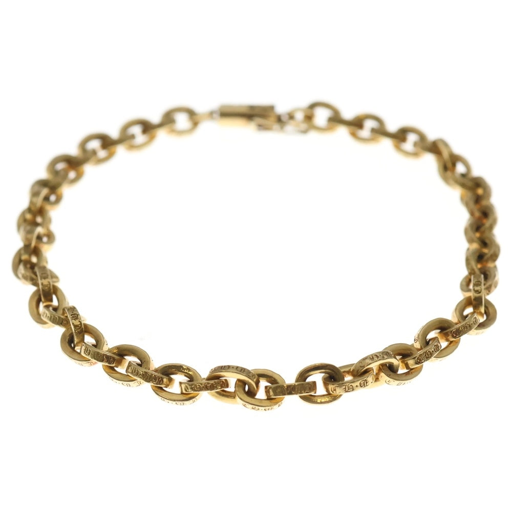 CHROME HEARTS(クロムハーツ) 22K PAPER CHAIN ペーパーチェーン ブレスレット ゴールド BCA025
