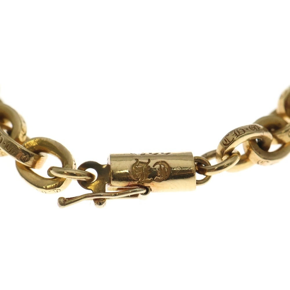 CHROME HEARTS(クロムハーツ) 22K PAPER CHAIN ペーパーチェーン ブレスレット ゴールド BCA025