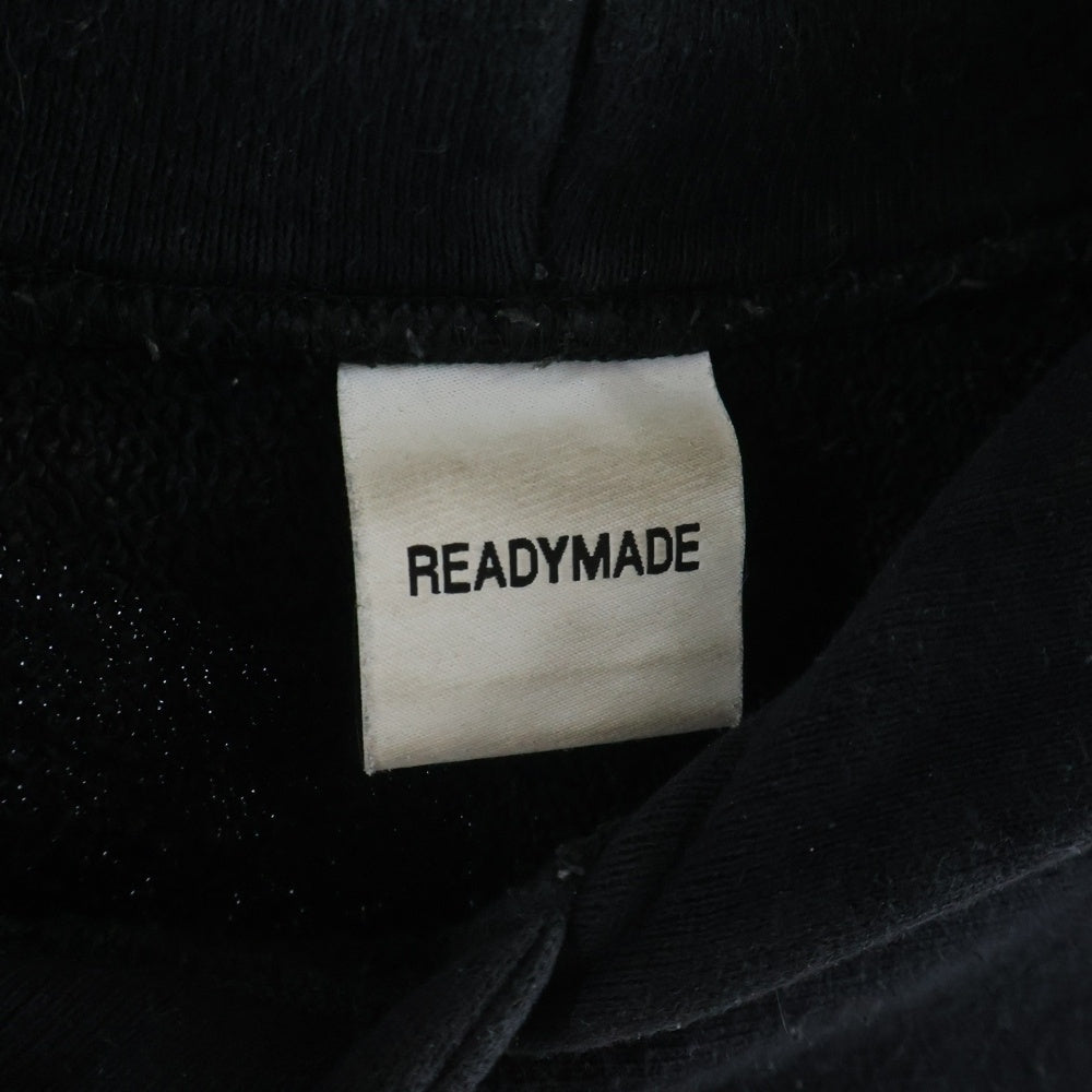 READY MADE(レディメイド) PIONCHAM SWEAT HOODIE ピオンチャンスウェット プルオーバーパーカー フーディー ブラック RE-CO-BK-00-00-196
