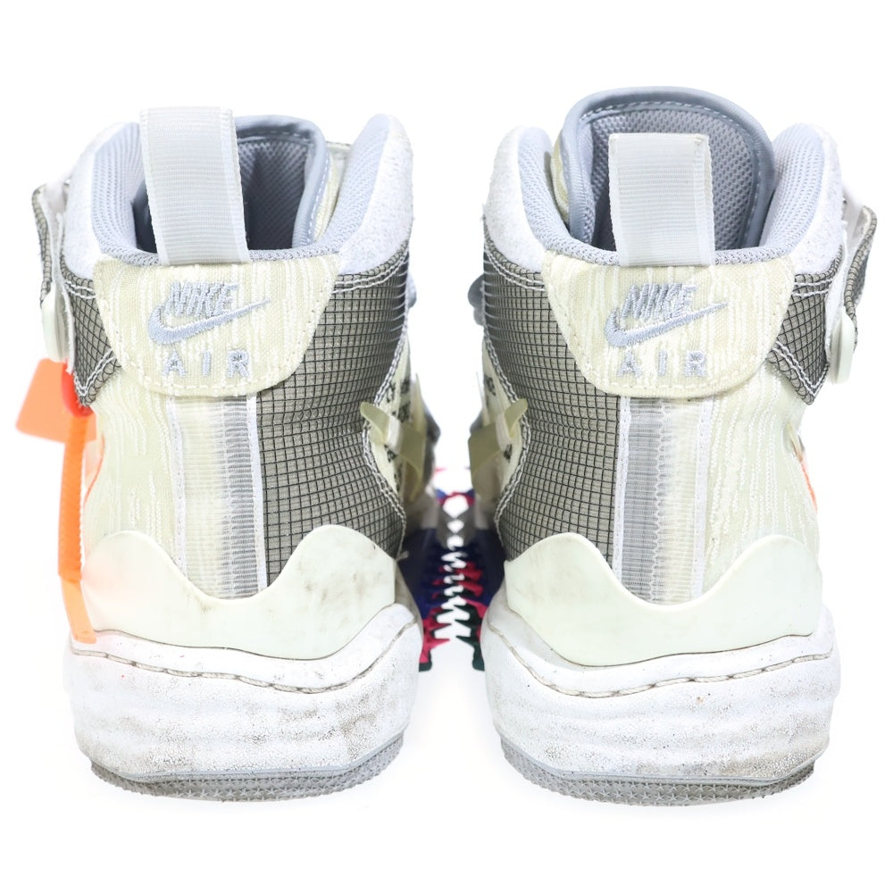 NIKE(ナイキ) ×OFF-WHITE AIR FORCE 1 MID SP オフホワイト エアフォース1 ミッドカットスニーカー ホワイト US10/28cm DO6290-100