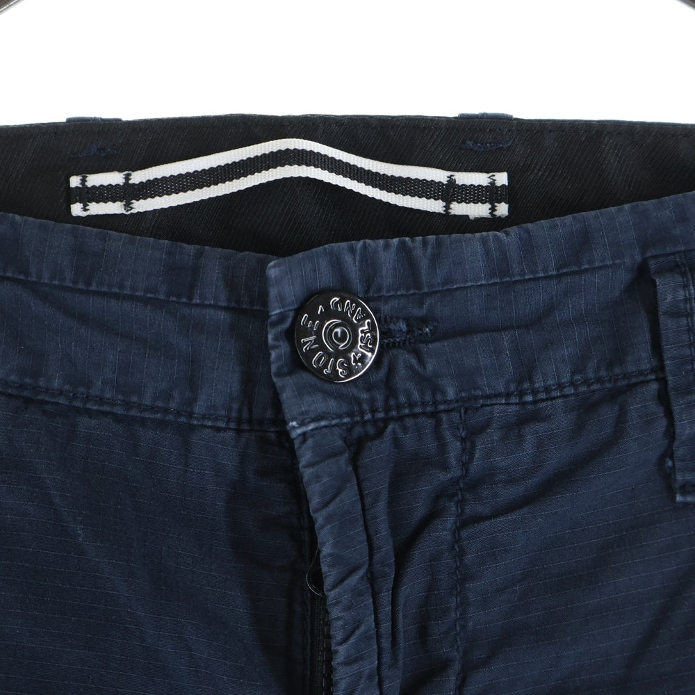 STONE ISLAND(ストーンアイランド) 19SS TYPE-SL Cargo Pants ロゴワッペン スリムタイプカーゴパンツ ネイビー 701531807
